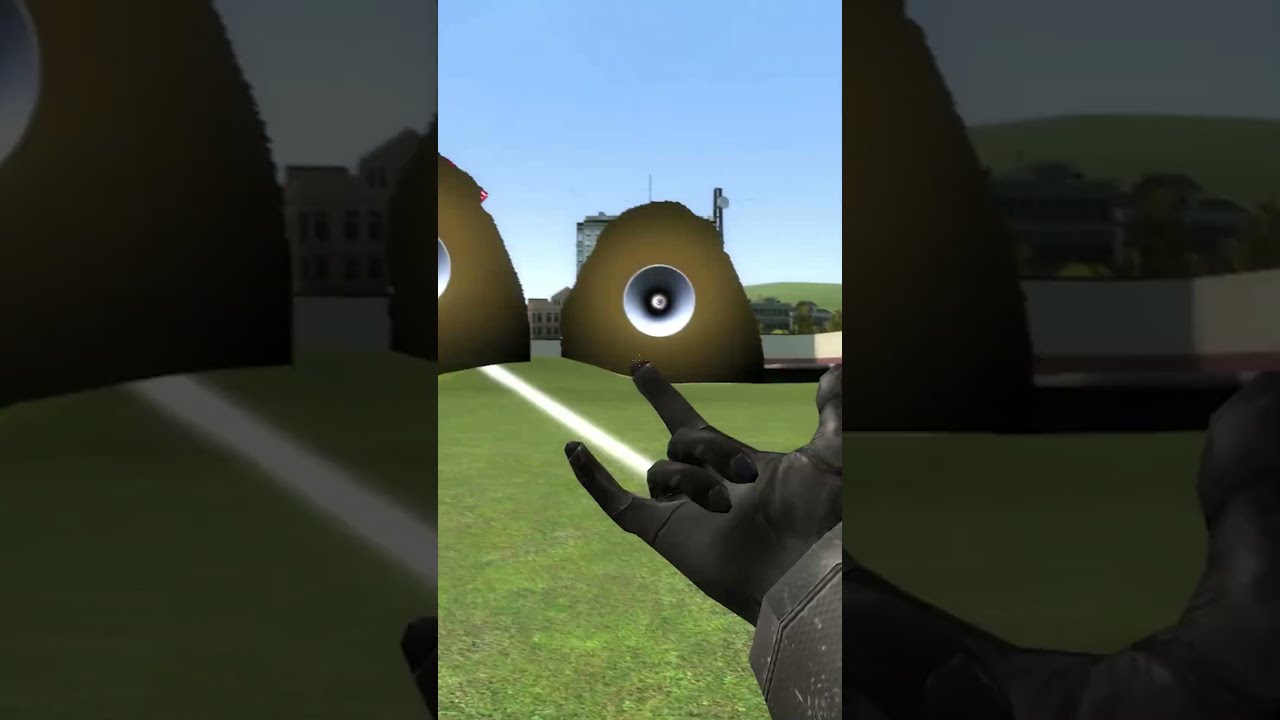 GIANT NEON AND MEGAPHONE ANGRY MUNCI HORDE Is After Me In GMod Shorts