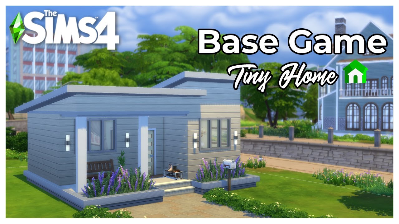 Base Game Tiny House | The Sims 4 Speed Build