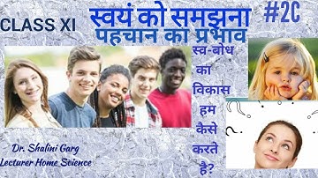 CLASS  XI# HOME SCIENCE #CHAPTER 2C# UNDERSTANDING THE SELF - INFLUENCES ON IDENTITY#WITH QUIZ