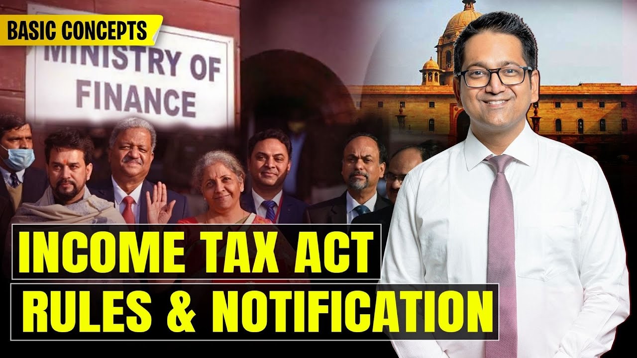 4. Income Tax Act 1961, Income Tax Rules & Notification | Basic Concepts | Income Tax