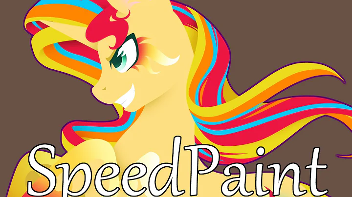 MLP Speedpaint - Rainbow Power Sunset Shimmer