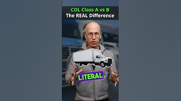 CDL Class A VS Class B - Which is BETTER? #cdl #cdllicense #truckdrivers #careers