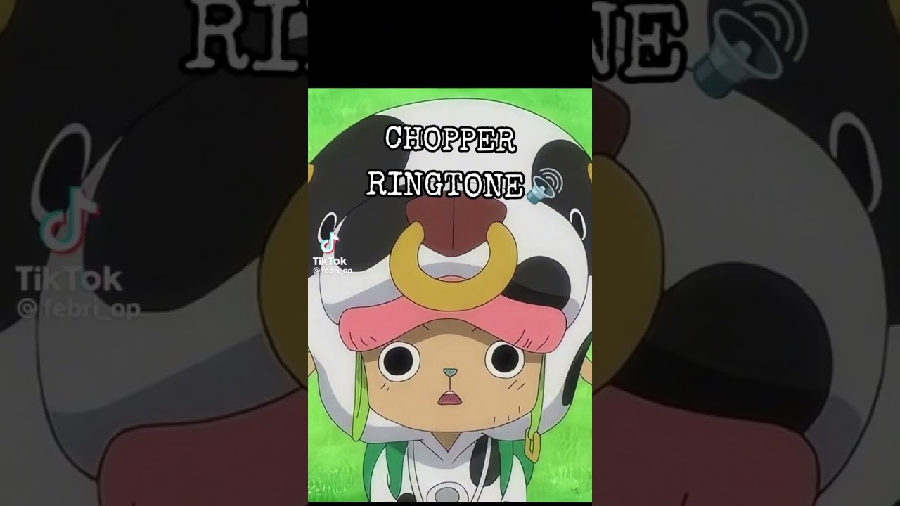One piece chopper message tone