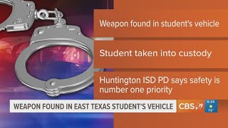East Texas student detained after weapon found on campus
