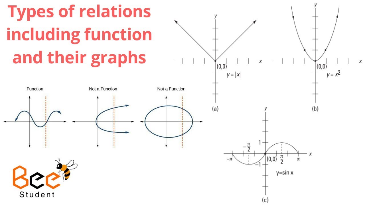 Types Of Relations Including Function And Their Graphs Discrete