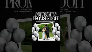 Prom Send Off | Prom 2025 | Canva Tutorial | Canva Pre-Made Template