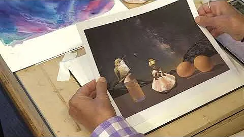 Watercolor Magical Realism Live Demo