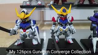 My 126pcs Gundam Converge Collection.