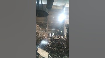 scrap unloading by magnets