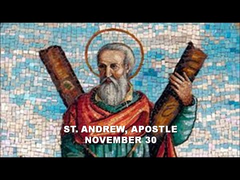 SAINT OF THE DAY NOVEMBER 30: ST ANDREW, THE APOSTLE - YouTube