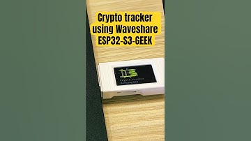 Crypto tracker using Waveshare ESP32-S3-GEEK