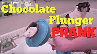 CHOCOLATE PLUNGER PRANK. (Touching Nikki's face with 