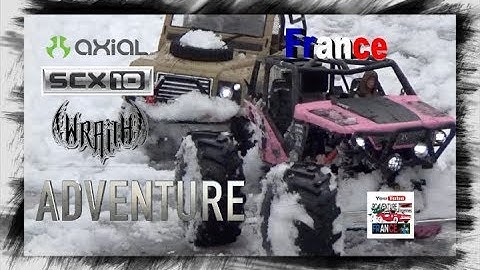 Wraith AXIAL, SCX10 Defender, Expedition And Adventure In The Snow, RC Crawler