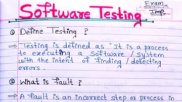 exam imp 😱🤫 | tybsc software testing 1st chapter imp questions and answers for university exam 2023