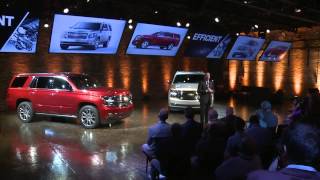 The all new 2015 Tahoe & Suburban full size SUVs revealed   Chevrolet