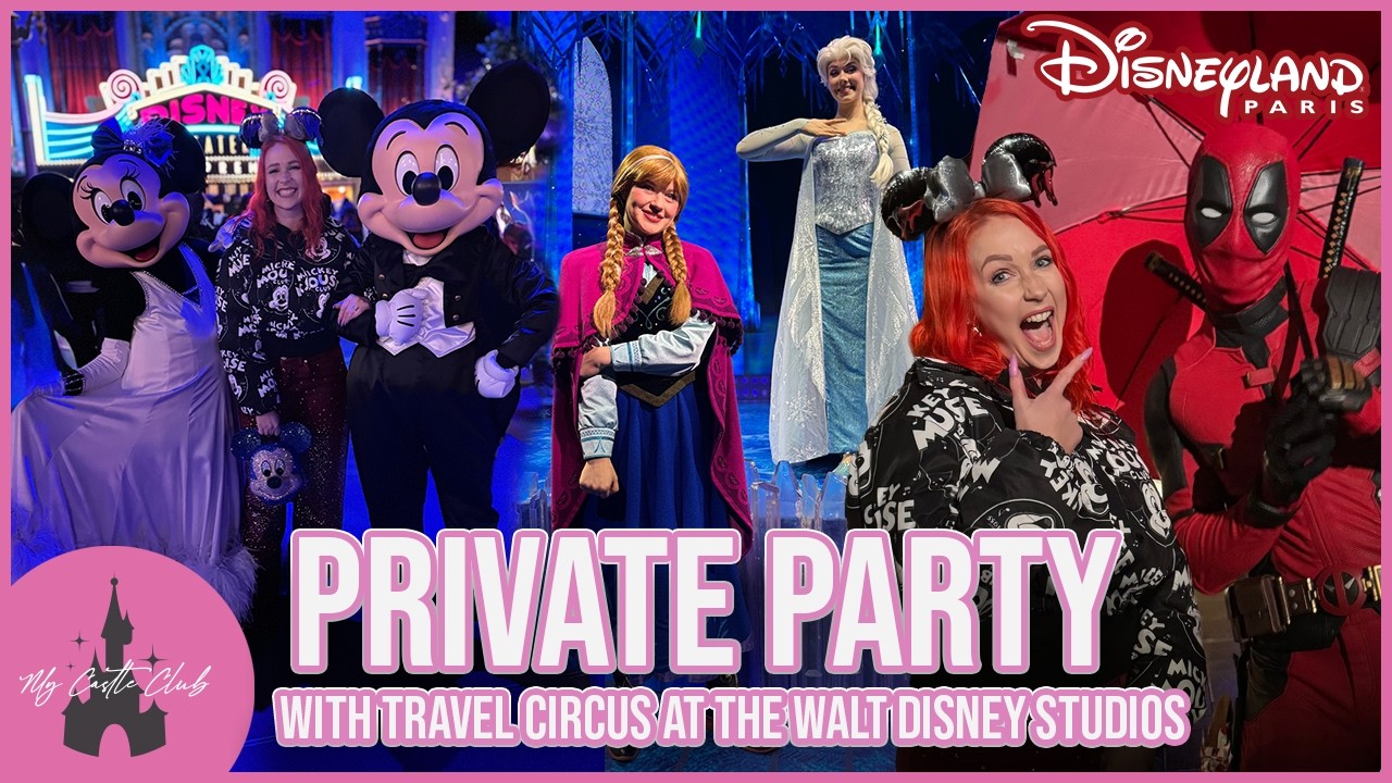Мы побывали на СЕКРЕТНОЙ вечеринке Travel Circus в парижском Диснейленде…