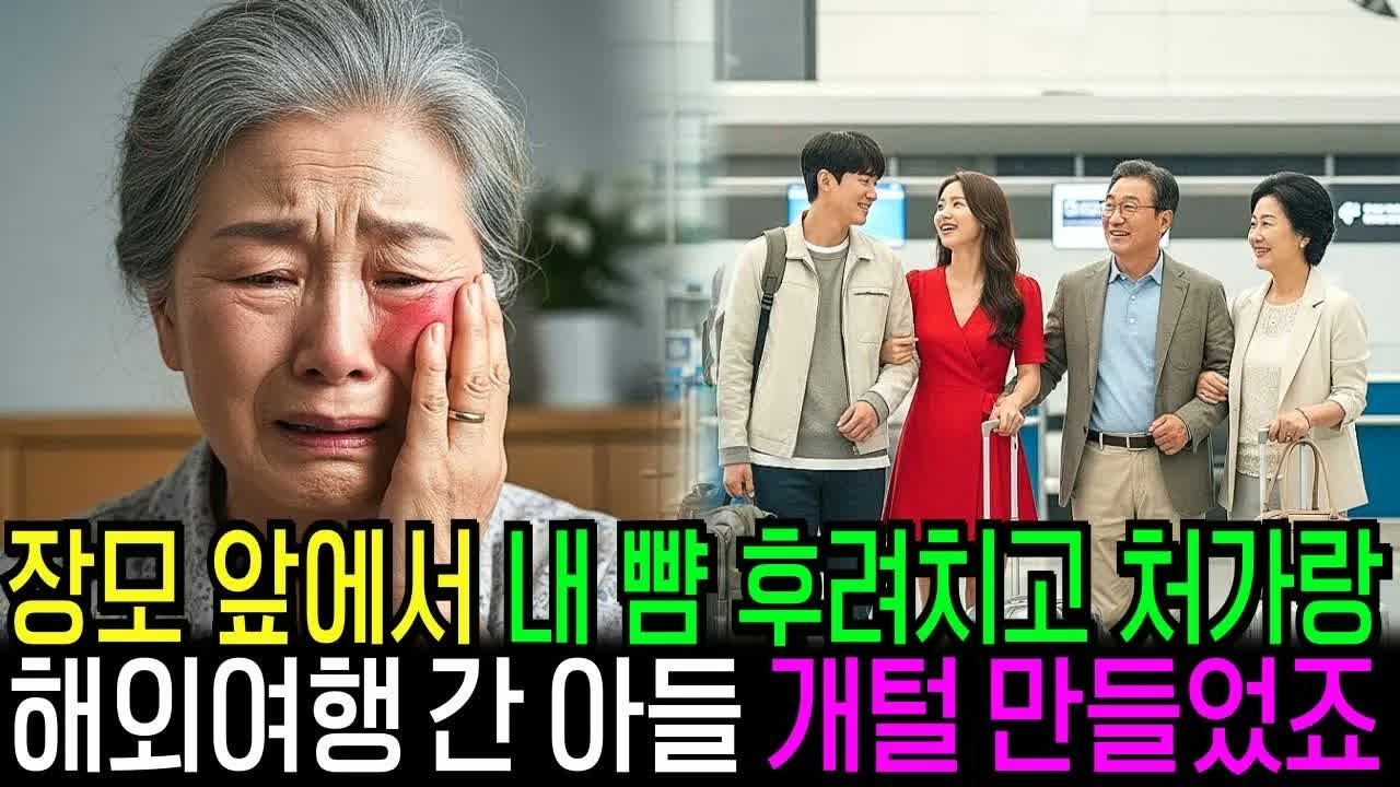 매번 처가랑 해외여행 떠난 아들,  해외여행 가자마자 아들집 팔아버린 어머니의 통쾌한 복수이야기