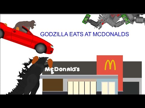 Godzilla Eats At McDonalds