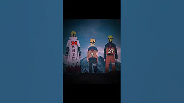 The 3 Generations Naruto Narutoshippuden Boruto Minato Shorts 