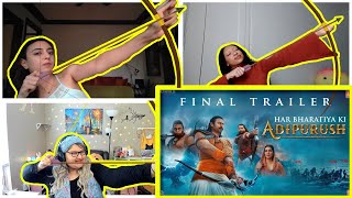 ADIPURUSH Final Trailer REACTION!| Prabhas| Kriti Sanon| Saif Ali Khan #prabhas #adipurushtrailer