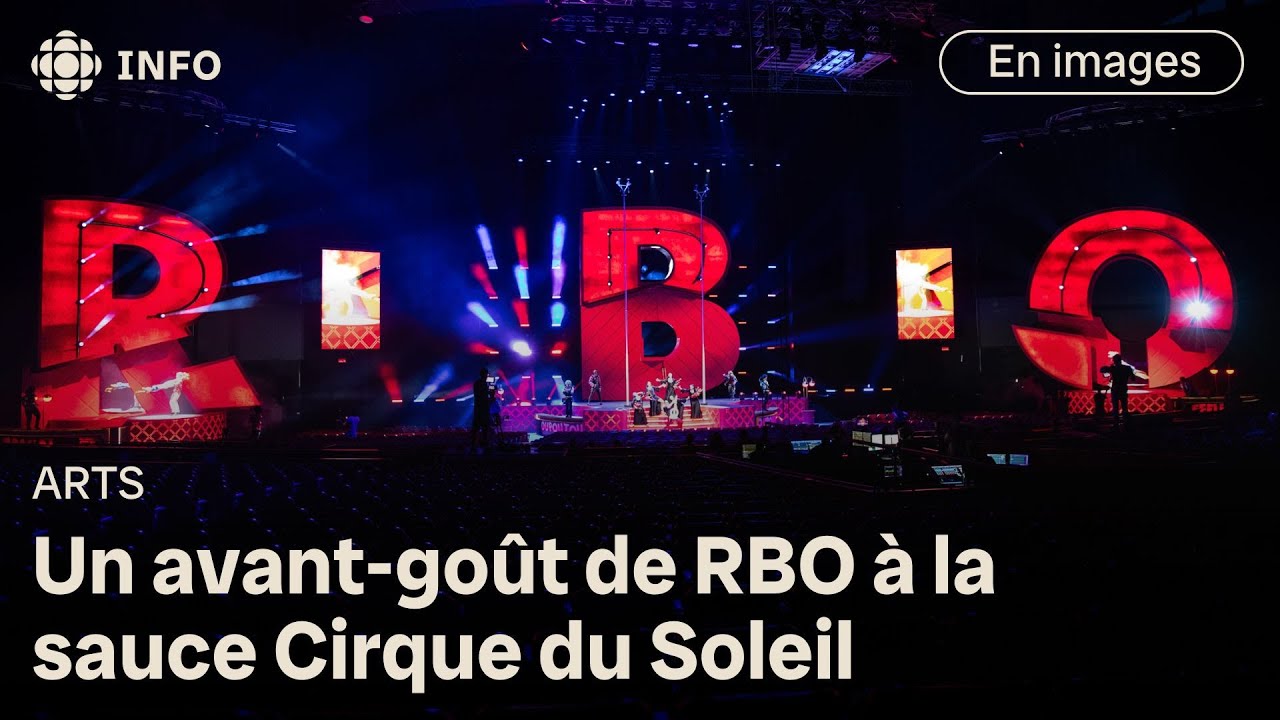 Hommage du Cirque du Soleil à RBO : un numéro en avant-première - YouTube