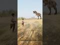 T-Rex Chase | Jurassic World dinosaur Fan Club #shorts #dinosaurs #dinosaurios #dinosaurvideo #vfx