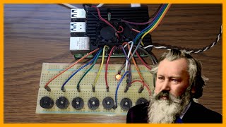 Brahms: Hungarian Dance No. 1 on Piezo Buzzers using a Raspberry Pi [Real Life]