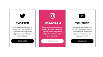 Pure CSS Responsive Cards Design with Hover Effect