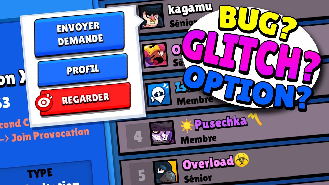 Nouveau Glitch Brawl Stars Bug Ou Option Regarder Et Ajouter En Ami Tous Les Joueurs Youtube - comment envoyer une demande d'ami sur brawl stars