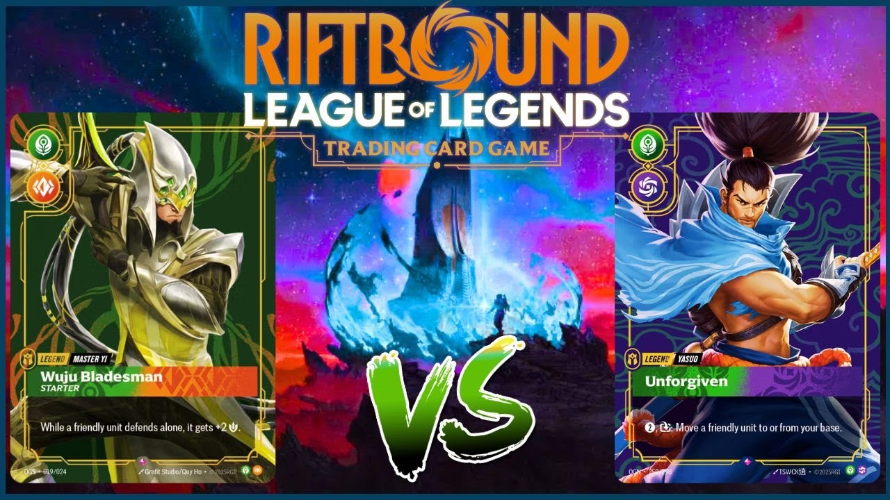 MASTER YI vs YASUO | RIFTBOUND: LEAGUE OF LEGENDS TCG | CASUAL GAME ...