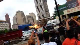 Transformers 4 filming,  Detroit 8/2/2013