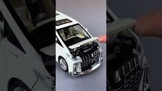 Mini Toyota Alphard with Remote Key 😱✨ | Diecast Car #shorts #viral#toyotaalphard #diecastcars
