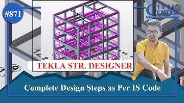 Tekla Structural Designer Tutorial || Complete RCC Building Design || Fast Forward