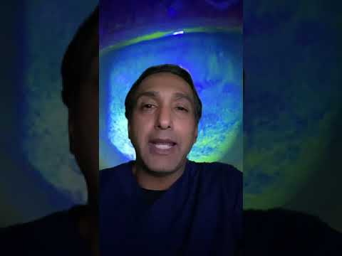 WHAT YOUR EYE DOCTOR SEES! with that yellow eye drop during your eye exam! 🤯