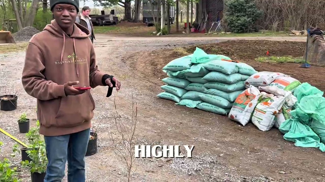 Pollinator Pathway Garden on the farm