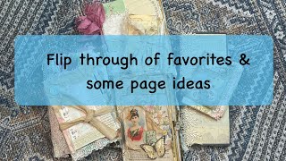 Flip through of favorites & some journal page ideas 😊