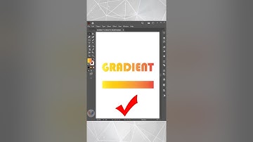 Gradient Text Effect - Adobe Illustrator Tutorial #illustrator