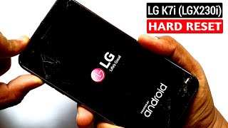 LG K7i (LGX230i) Hard Reset |Pattern Unlock |Factory Reset Easy Trick With Keys screenshot 5