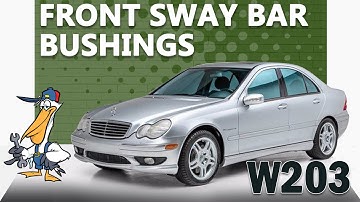 Mercedes-Benz W203 C-Class Front Sway Bar Bushing Replacement