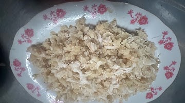 Cách làm cốm dẹp trộn dừa dẻo thơm