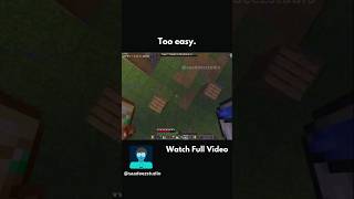 Minecraft Raid Defense #shorts