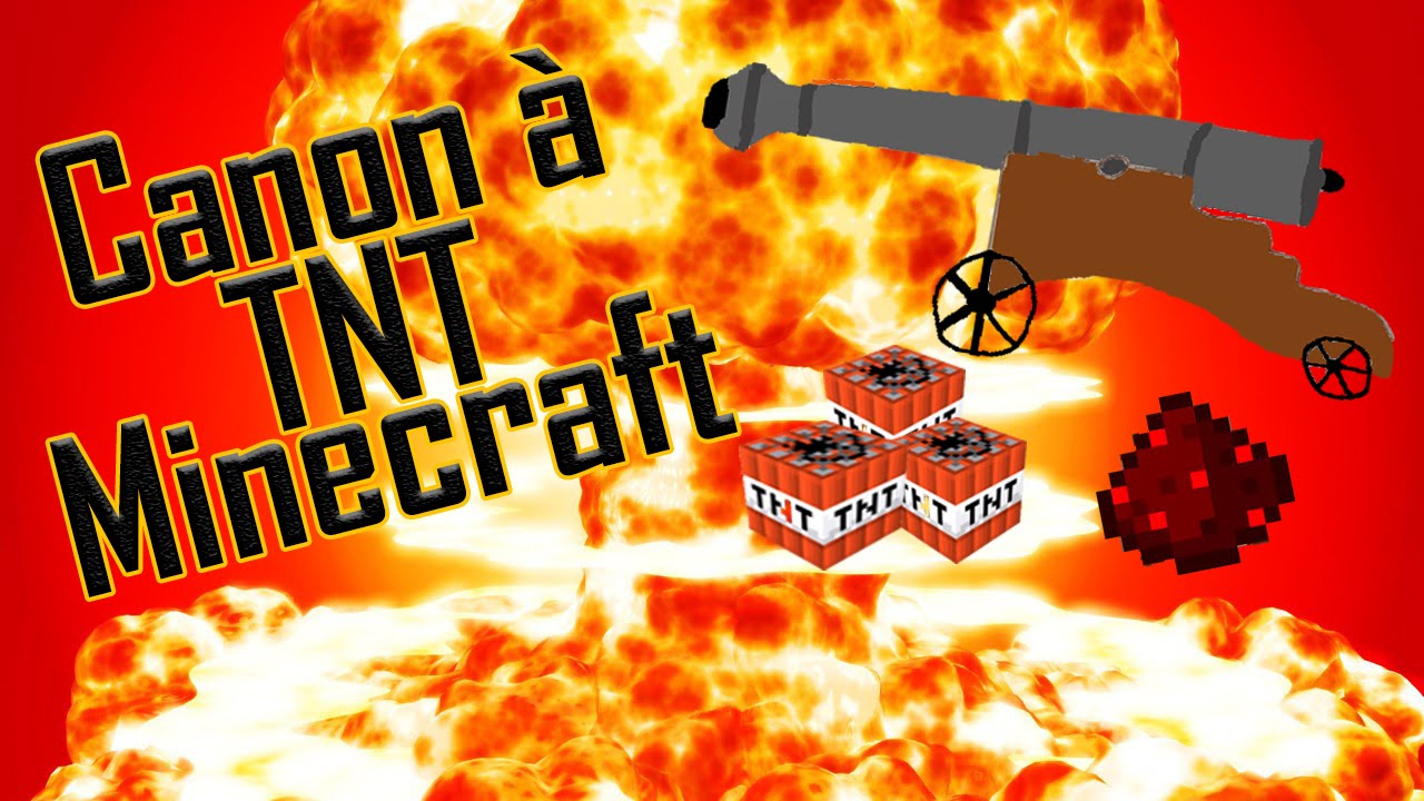 Faire un canon à TNT dans Minecraft - YouTube