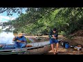 DEPOIS DE TUDO QUE ACONTECEU AINDA CONSEGUIMOS PEGAR VARÍOS PEIXES E FAZER 1 ALMOÇO NA BEIRA DO RIO.