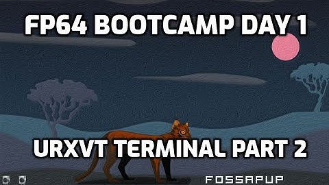 FP64bootcamp1 urxvt2: how to copy and paste