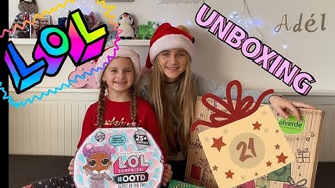 Adéla a Niky - L.O.L. a DM adventní kalendář - unboxing