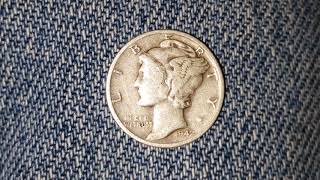 1942 D MERCURY DIME