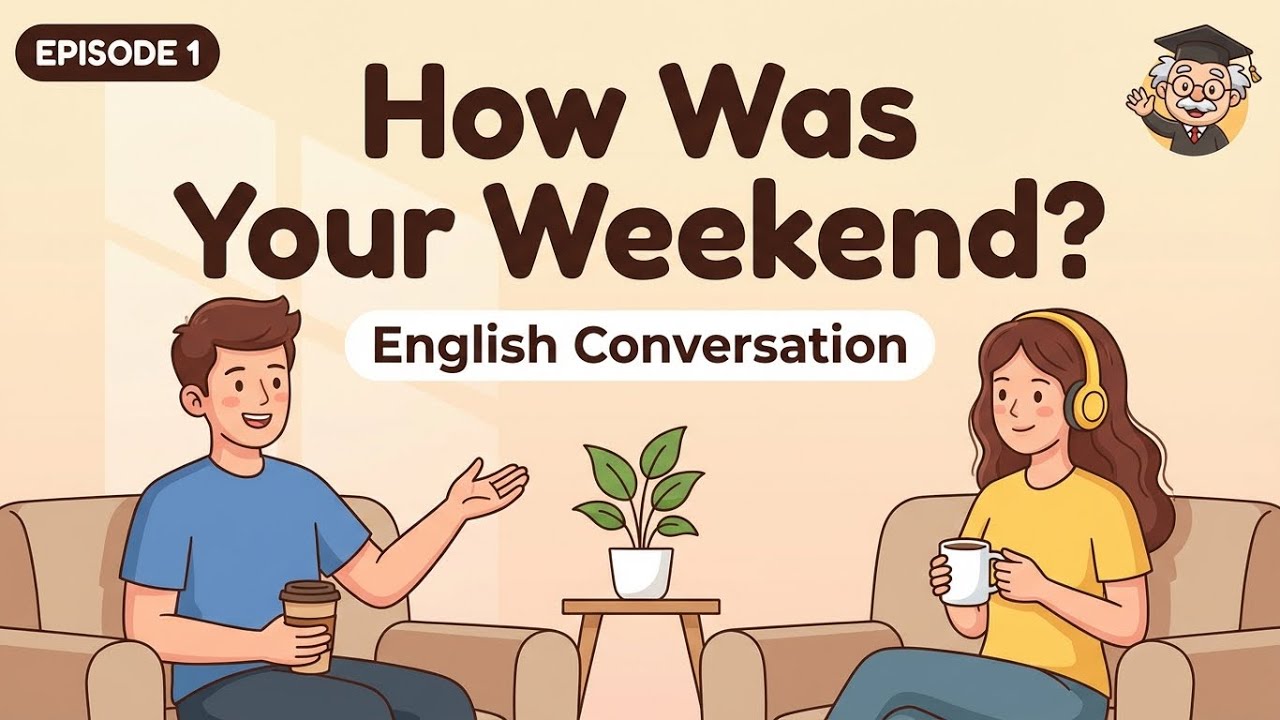 Daily English Conversation Practice | How Was Your Weekend? | B1-B2 Level | English Podcast