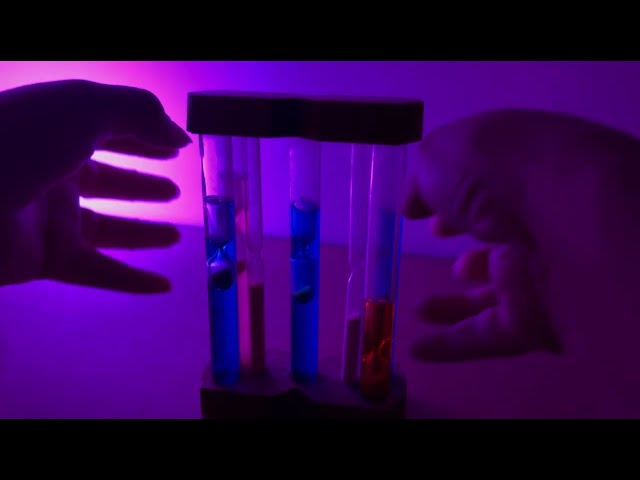 Visual ASMR | Sand glass and liquid sounds