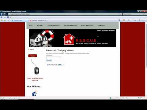 training videos page training videos page