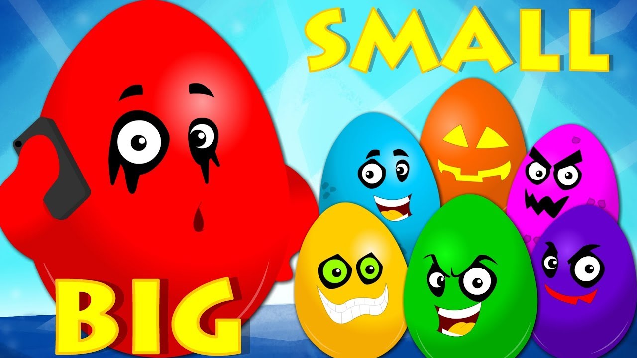 halloween mystery novels Opposites Song | Nursery Rhymes Song For Children | Halloween Mystery Surprise Eggs